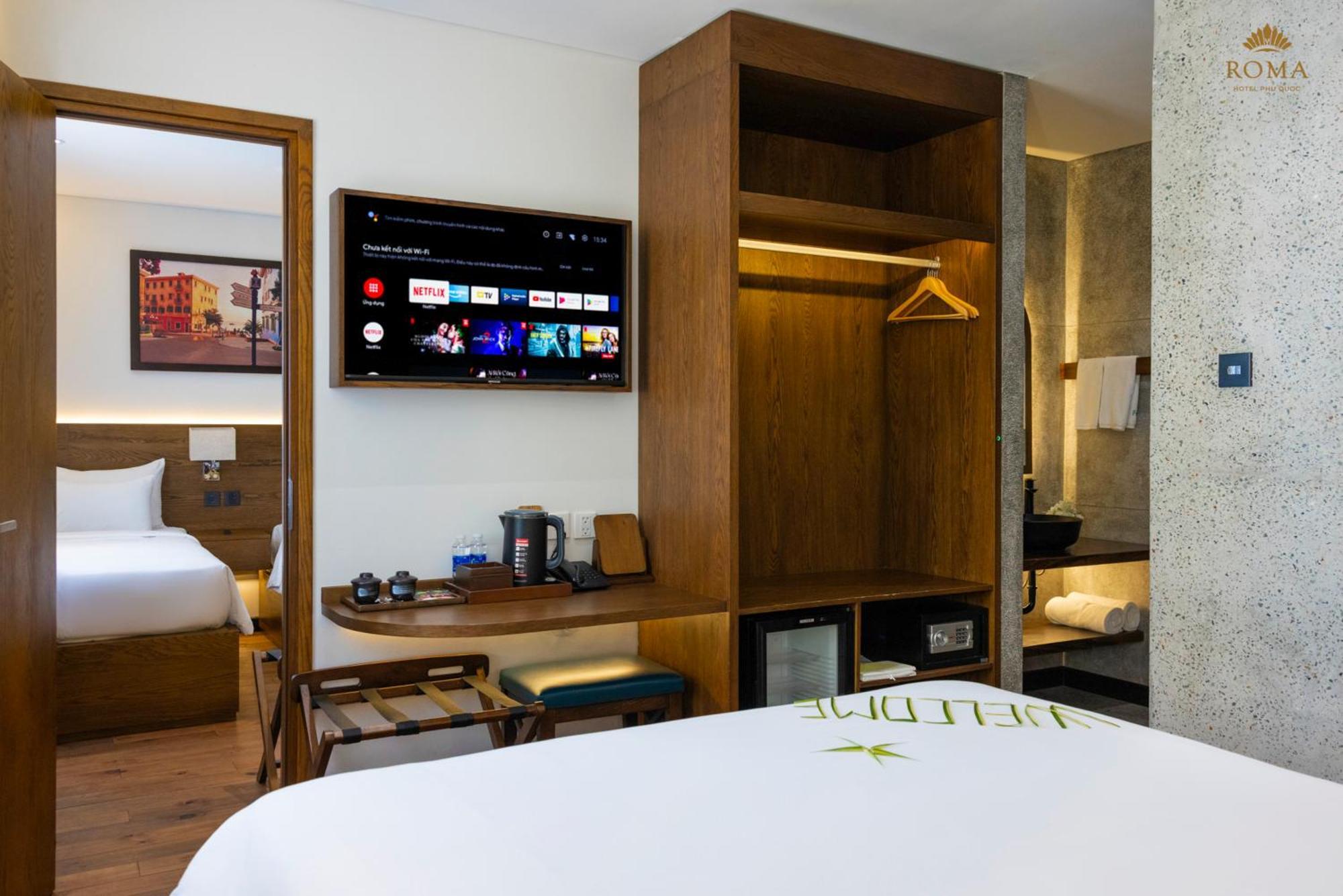 Roma Hotel Phu Quoc - Free Airport Shuttle & Sunset Town Tour Eksteriør billede